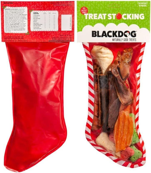 BlackDog Santa Treat Stocking