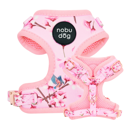 Cherry Blossom Adjustable Dog Harness