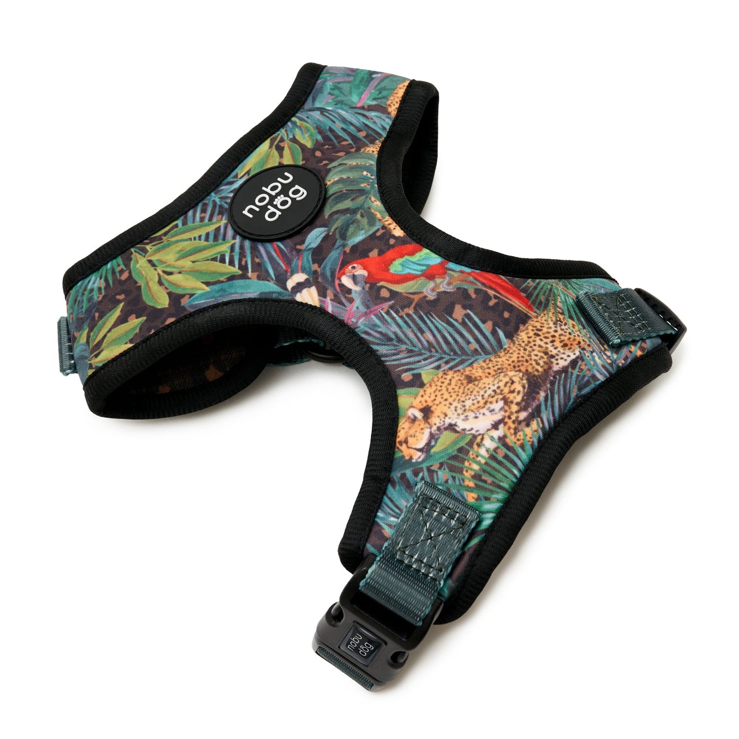 Jungle Leopard Adjustable Dog Harness